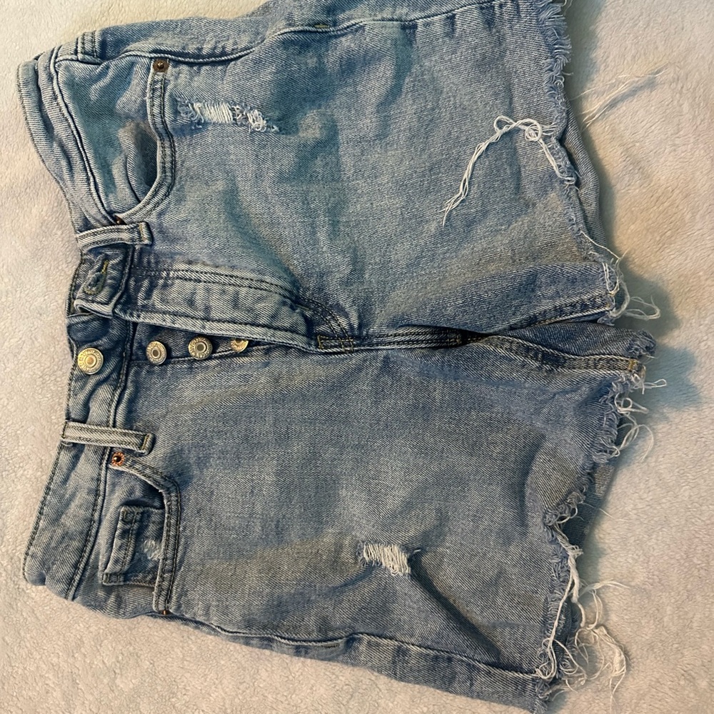 Denim Distressed Women's Shorts